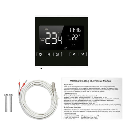 Smart LCD Touchscreen Thermostat for Home Programmable Electric Floor Heating System Thermoregulator AC 85-250V Temperature Cont