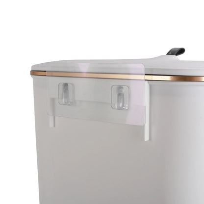 【Lifeideas】Kitchen Bathroom Hanging Waste Bin with Lid Wall Mounted Garbage Can for Cabinet Under Sink Waste Garbage Compost B
